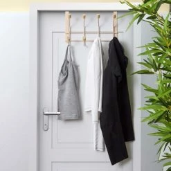 The Home Deco Factory Portemanteaux Et Patères Porte-manteaux à Suspendre Nude -Meubles d'appoint Soldes porte manteaux a suspendre nude 4