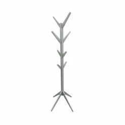 The Home Deco Factory Meubles D'appoint Porte-manteaux Arbre En Bois 8 Tiges Gris -Meubles d'appoint Soldes porte manteaux arbre en bois 8 tiges gris 2