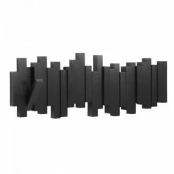 Produits populaires 21 Umbra Portemanteaux Et Patères Porte Manteaux Barrettes Bois Noir