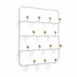 Umbra Meubles D'appoint Porte Manteaux Estique Métal Blanc -Meubles d'appoint Soldes porte manteaux estique metal blanc 3