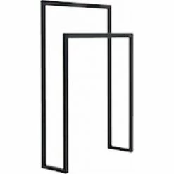 Custom Form Portemanteaux Et Patères Porte-manteaux Métal Noir 70x20x100cm -Meubles d'appoint Soldes porte manteaux metal noir 70x20x100cm 2