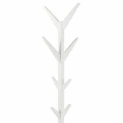 Meubles & Design Valets De Nuits Et Portants Porte Manteaux Moderne En Bois Blanc -Meubles d'appoint Soldes porte manteaux moderne en bois blanc 2