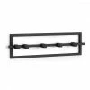 Umbra Portemanteaux Et Patères Porte-manteaux Mural En Métal Noir 53x15cm -Meubles d'appoint Soldes porte manteaux mural en metal noir 53x15cm