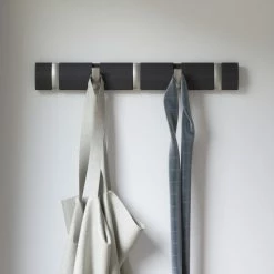 Umbra Portemanteaux Et Patères Portemanteau Mural 5 Crochets Rabattables, Bois Flotté 10 Umbra Portemanteaux Et Patères Portemanteau Mural 5 Crochets Rabattables, Bois Flotté -Meubles d'appoint Soldes portemanteau mural 5 crochets rabattables bois flotte 1