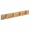 Five Simply Smart Portemanteaux Et Patères Portemanteau Mural Bambou 4 Accroches Rabbatables - 40x5.5x6cm -Meubles d'appoint Soldes portemanteau mural bambou 4 accroches rabbatables 40x5 5x6cm