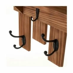 Wadiga Portemanteaux Et Patères Portemanteau Mural Bois épicéa Esprit Chalet -Meubles d'appoint Soldes portemanteau mural bois epicea esprit chalet 3