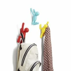 Umbra Portemanteaux Et Patères Portemanteau Mural Bonhomme, Lot De 3, Multicolores -Meubles d'appoint Soldes portemanteau mural bonhomme lot de 3 multicolores 2