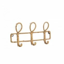 Wadiga Portemanteaux Et Patères Portemanteau Mural En Rotin