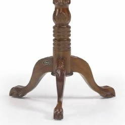 MOYCOR Portemanteaux Et Patères Portemanteau Rotatif En Bois D'acajou Marron H190 -Meubles d'appoint Soldes portemanteau rotatif en bois d acajou marron h190 4