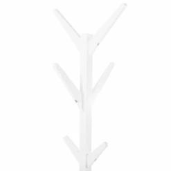 Five Simply Smart Portemanteaux Et Patères Portemanteau Sur Pied Arbre Bois Blanc - 62x62x173cm -Meubles d'appoint Soldes portemanteau sur pied arbre bois blanc 62x62x173cm 3