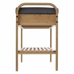 Five Simply Smart Meubles D'entrée Et à Chaussures Range Chaussures Banc Bambou 4 Paires -Meubles d'appoint Soldes range chaussures banc bambou 4 paires 3
