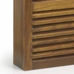 MOYCOR Paravents Tablette Radiateur En Bois De Mindi Marron L100 -Meubles d'appoint Soldes tablette radiateur en bois de mindi marron l100 2