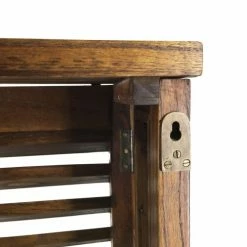 MOYCOR Paravents Tablette Radiateur En Bois De Mindi Marron L100 -Meubles d'appoint Soldes tablette radiateur en bois de mindi marron l100 4