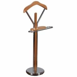 Altobuy Valets De Nuits Et Portants Valet De Nuit Blanc -Meubles d'appoint Soldes valet de nuit naturel 4