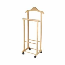 Compactor Valets De Nuits Et Portants Valet En Bois Naturel H97cm