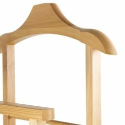 Compactor Valets De Nuits Et Portants Valet En Bois Naturel H97cm -Meubles d'appoint Soldes valet en bois naturel h97cm 4