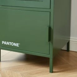 Pantone Portemanteaux Et Patères Vestiaire Métal Vert Olive H180cm -Meubles d'appoint Soldes vestiaire metal vert olive h180cm 4